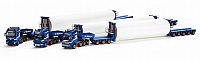 P Adams Schwertransport, St. Vith / Recht: Modell von Herpa - 158350