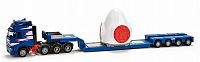 P Adams Schwertransport, St. Vith / Recht: Modell von Herpa - 158541