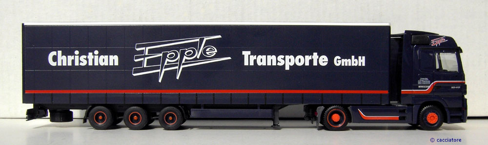 Herpa 06/2007 MB Actros LH MP2 SZ JU Curtain