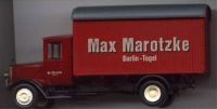 Max Marotzke, Berlin-Tegel: Modell von Roskopf - .