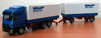 Spedition Wolf, Straubing: Modell von A W M - .